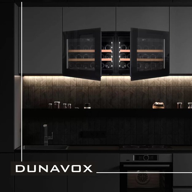 Винный шкаф Dunavox DAV-18.46B.TO (фото 3) Винный шкаф Dunavox DAV-18.46B.TO (preview 3)