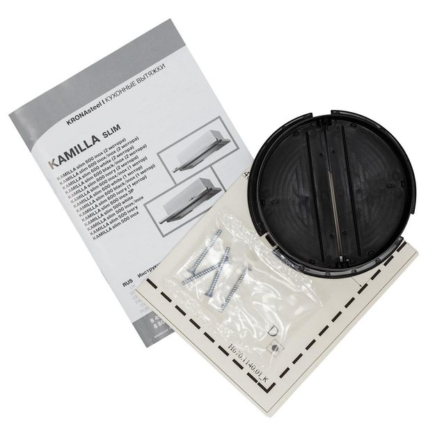 Встраиваемая вытяжка KRONA Kamilla slim 600 inox/inox (1 мотор) (фото 5) Встраиваемая вытяжка KRONA Kamilla slim 600 inox/inox (1 мотор) (preview 5)