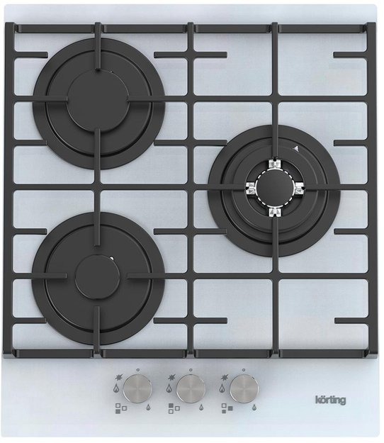Газовая стеклянная варочная панель Korting HGG 4825 CTW (фото 1) Газовая стеклянная варочная панель Korting HGG 4825 CTW (preview 1)