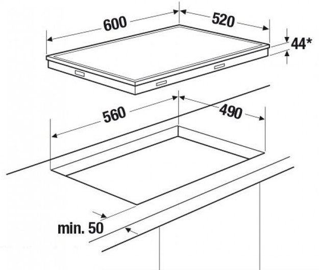 Независимая варочная панель Kuppersbusch EKE 6342.1 ED (фото 2) Независимая варочная панель Kuppersbusch EKE 6342.1 ED (preview 2)