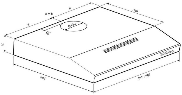 Вытяжка Krona JESSICA slim 600 white push button (фото 12) Вытяжка Krona JESSICA slim 600 white push button (preview 12)