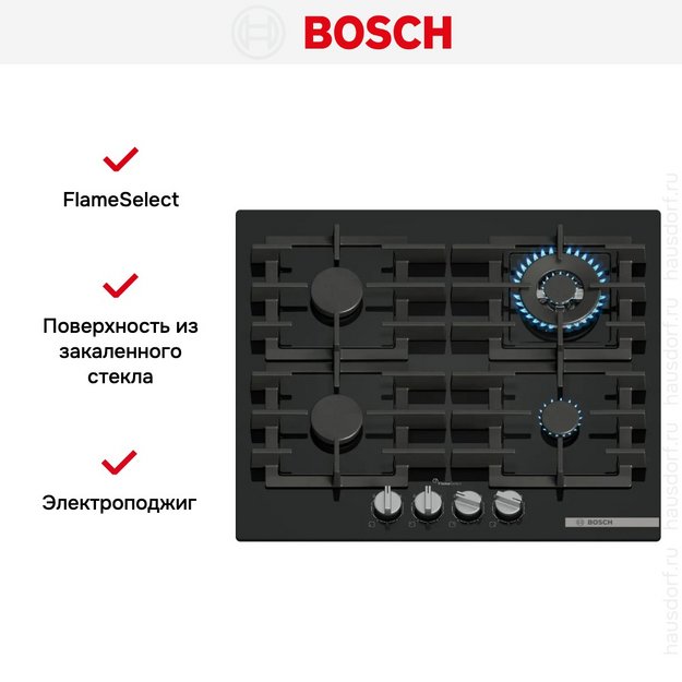 Газовая варочная панель Bosch PPH6A6I40O (preview 5)