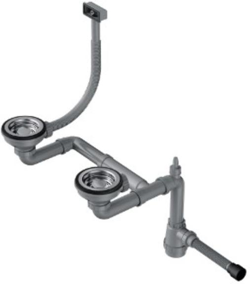 Арматура для полуторачашевых моек со скрытым переливом Omoikiri WK-1.5-S IN (фото 1) Арматура для полуторачашевых моек со скрытым переливом Omoikiri WK-1.5-S IN (preview 1)