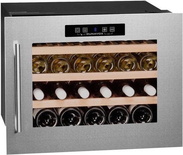Винный шкаф Dunavox DX-24.56BSK (A) петли справа (фото 3) Винный шкаф Dunavox DX-24.56BSK (A) петли справа (preview 3)