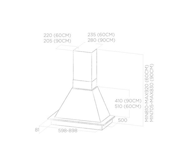 Вытяжка Elica DAISY WH/A/60 T.GREZZO (фото 4) Вытяжка Elica DAISY WH/A/60 T.GREZZO (preview 4)