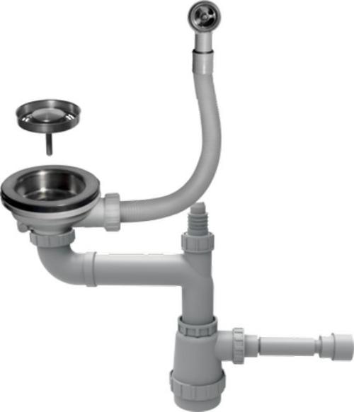 Арматура для одночашевых моек с круглым переливом Omoikiri WK-1-R-IN (фото 1) Арматура для одночашевых моек с круглым переливом Omoikiri WK-1-R-IN (preview 1)