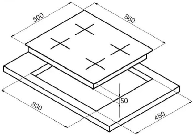Варочная поверхность Korting HG 930 CTX PRO (фото 2) Варочная поверхность Korting HG 930 CTX PRO (preview 2)