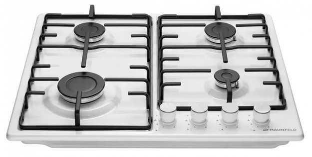 Газовая варочная панель MAUNFELD EGHE.64.3STS-EW/G (фото 3) Газовая варочная панель MAUNFELD EGHE.64.3STS-EW/G (preview 3)