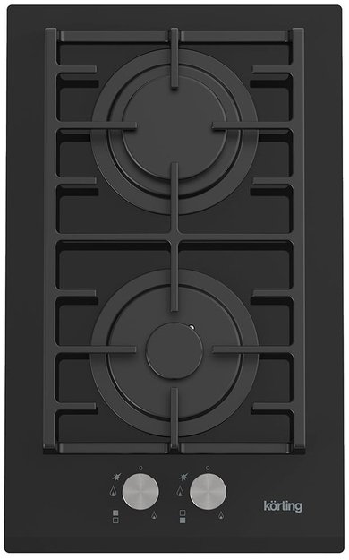 Газовая стеклянная варочная панель Korting HGG 3825 CN (preview 1)