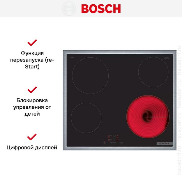 Электрическая варочная панель Bosch PKE645BA2E (preview 5)