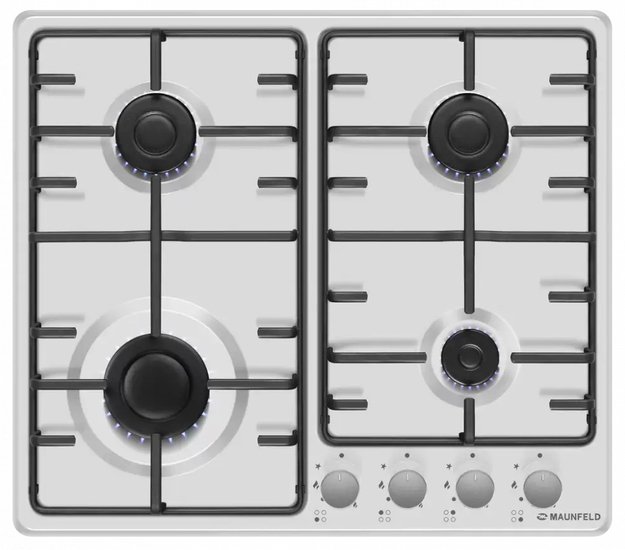 Газовая варочная панель MAUNFELD EGHE.64.3STS-EW/G (фото 1) Газовая варочная панель MAUNFELD EGHE.64.3STS-EW/G (preview 1)