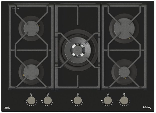 Газовая стеклянная варочная панель Korting HGG 7987 CTN FLC (фото 1) Газовая стеклянная варочная панель Korting HGG 7987 CTN FLC (preview 1)