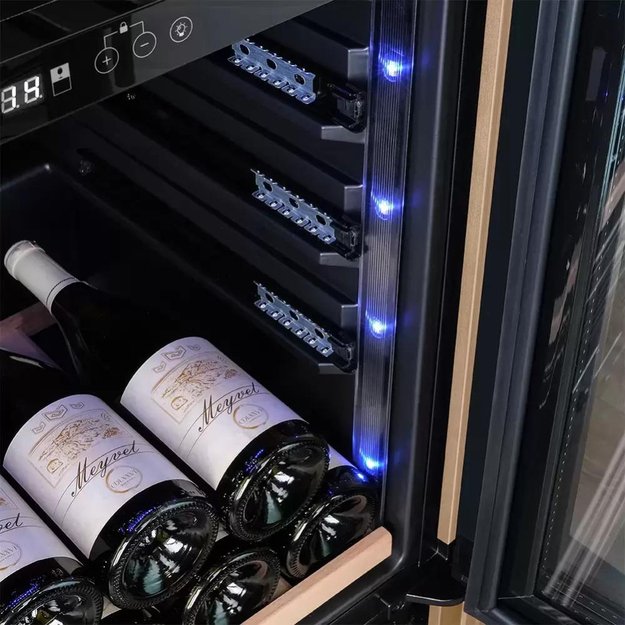 Винный шкаф Meyvel MV77PRO-KBT2 (Натуральный бук) (фото 12) Винный шкаф Meyvel MV77PRO-KBT2 (Натуральный бук) (preview 12)