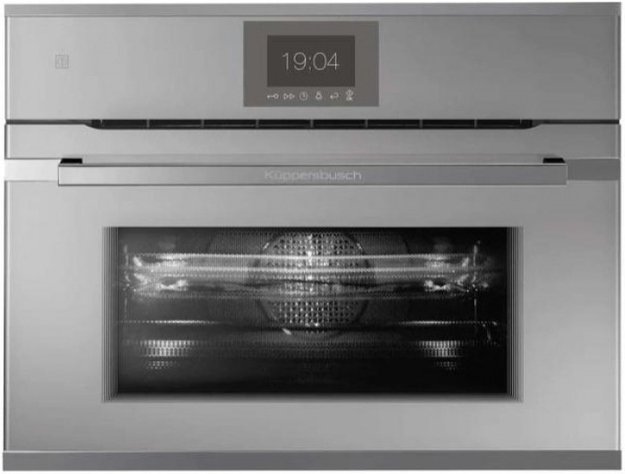 Компактный духовой шкаф с микроволнами Kuppersbusch CBM 6550.0 G3 Silver Chrome (фото 1) Компактный духовой шкаф с микроволнами Kuppersbusch CBM 6550.0 G3 Silver Chrome (preview 1)