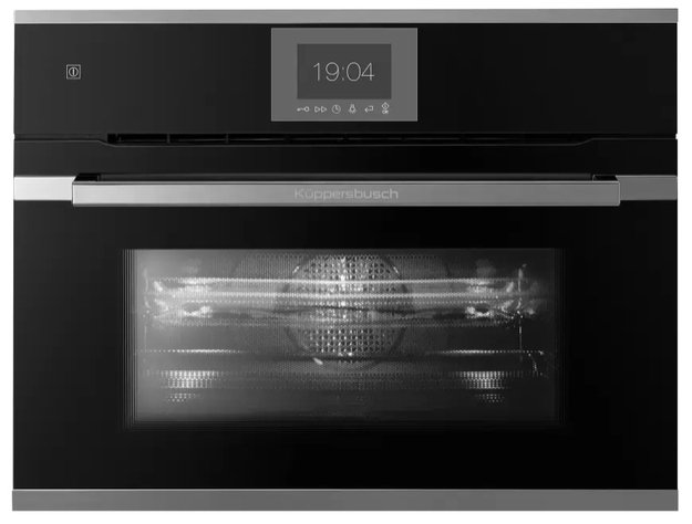 Компактный духовой шкаф с микроволнами Kuppersbusch CBM 6550.0 S3 Silver Chrome (preview 1)