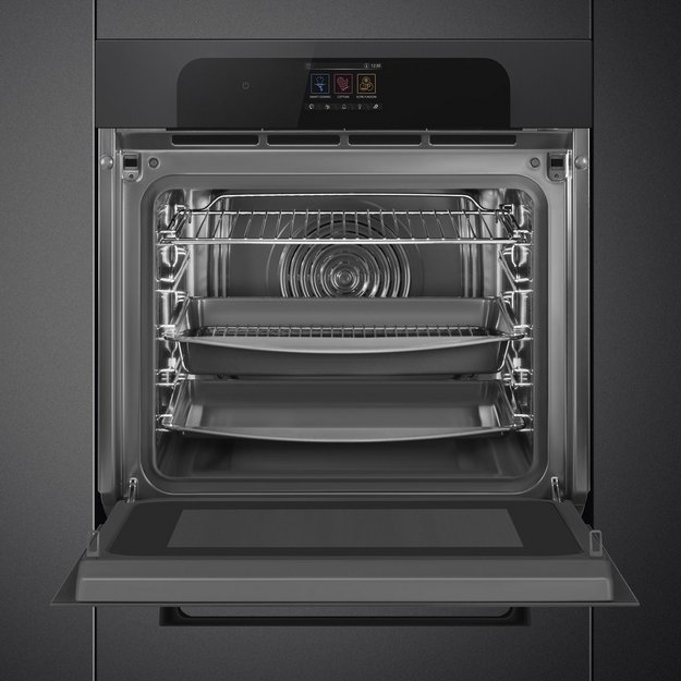 Духовой шкаф с функциями пара и СВЧ Smeg SO6204APB (preview 6)