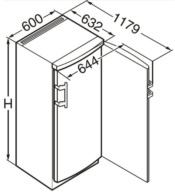Морозильник Liebherr G 2433 Comfort SuperFrost (фото 4) Морозильник Liebherr G 2433 Comfort SuperFrost (preview 4)