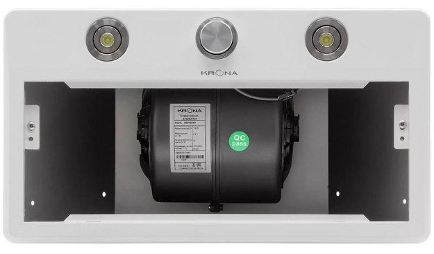 Встраиваемая вытяжка KRONA SVEN 600 white one knob (preview 3)