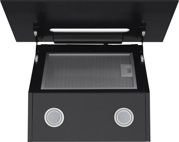 Кухонная вытяжка MAUNFELD Moon 60 черный\вставка сатин (фото 5) Кухонная вытяжка MAUNFELD Moon 60 черный\вставка сатин (preview 5)