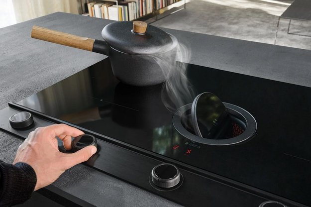 Варочная панель с вытяжкой Elica NIKOLATESLA UNPLUGGED BL/F/90 (фото 3) Варочная панель с вытяжкой Elica NIKOLATESLA UNPLUGGED BL/F/90 (preview 3)