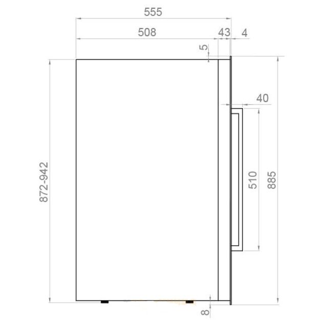 Встраиваемый винный шкаф Pando PVMAV 88-49CRL (фото 4) Встраиваемый винный шкаф Pando PVMAV 88-49CRL (preview 4)