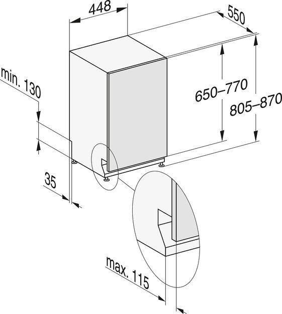 Встраиваемая посудомоечная машина Miele G 5590 SCVi SL Active (фото 5) Встраиваемая посудомоечная машина Miele G 5590 SCVi SL Active (preview 5)
