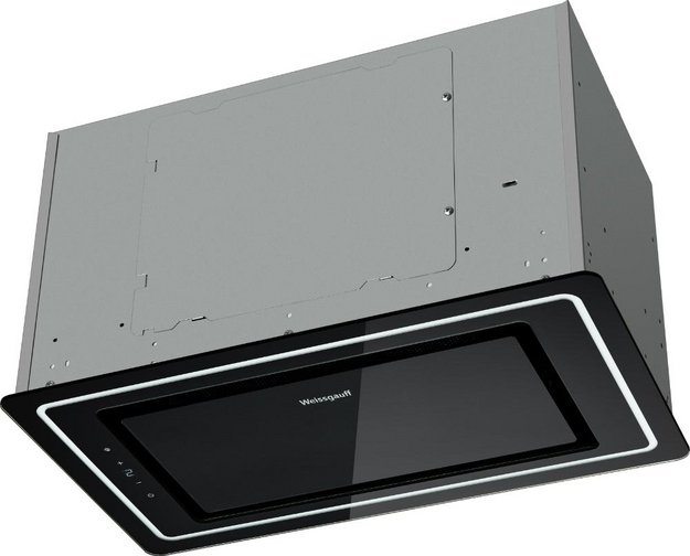 Встраиваемая вытяжка Weissgauff Quadra 600 Touch Black Glass (preview 1)