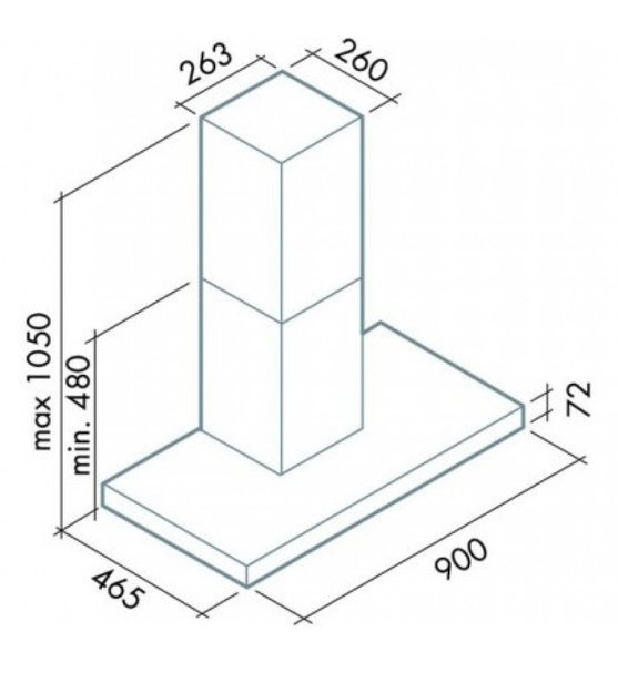 Вытяжка Falmec Blade 90 ix (800) stec black (фото 5) Вытяжка Falmec Blade 90 ix (800) stec black (preview 5)