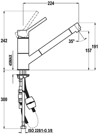 Смеситель Teka AUK 978 509780210 (preview 2)