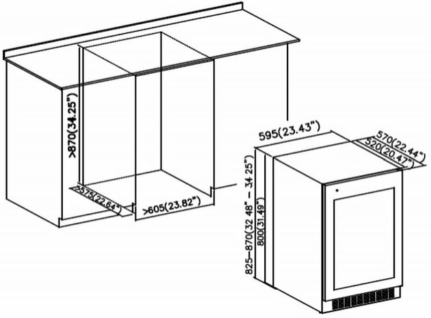 Винный шкаф Korting KFW 803 DB GN (фото 6) Винный шкаф Korting KFW 803 DB GN (preview 6)