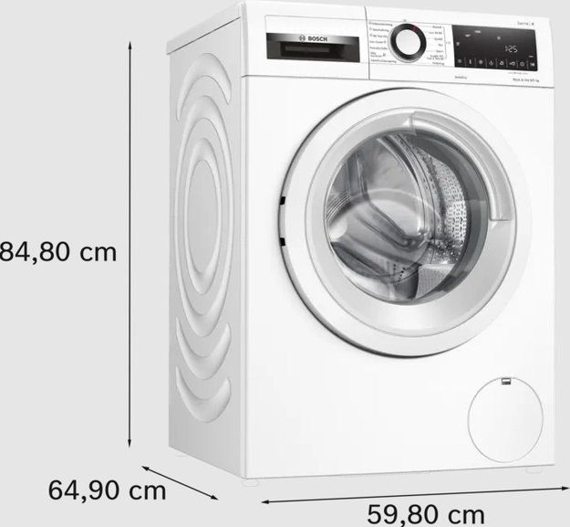 Стирально-сушильная машина Bosch WNA144VLSN (фото 3) Стирально-сушильная машина Bosch WNA144VLSN (preview 3)