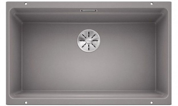 Мойка Blanco Etagon 700-U SILGRANIT® PuraDur® алюметаллик клапан-автомат InFino 525169 (preview 1)