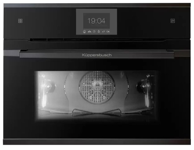 Компактный духовой шкаф с паром Kuppersbusch CBD 6550.0 S2 Black Chrome (фото 1) Компактный духовой шкаф с паром Kuppersbusch CBD 6550.0 S2 Black Chrome (preview 1)