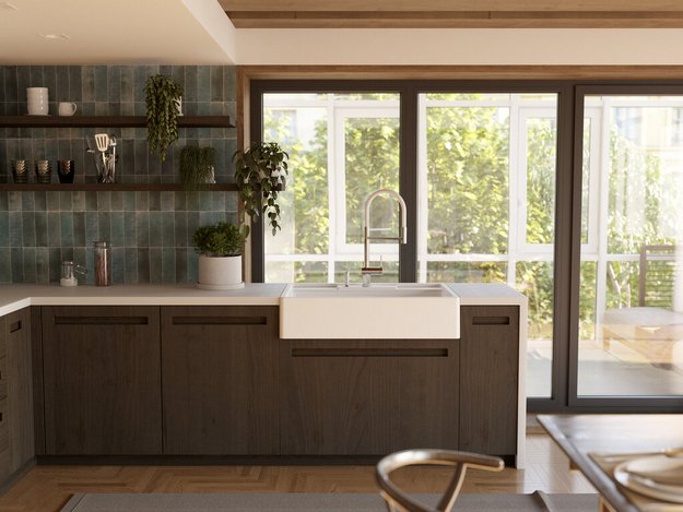 Смеситель Omoikiri KANTO-2 PLUS-SB LG-BL (preview 4)