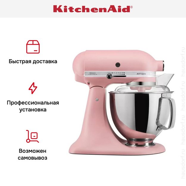 Планетарный миксер KitchenAid 5KSM175PSEDR (preview 7)
