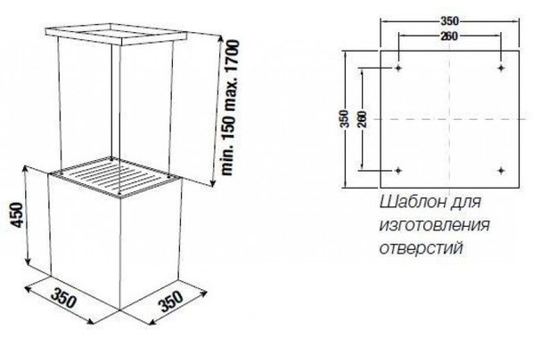 Островная вытяжка Kuppersbusch DI 3800.0 W3 Silver Chrome (preview 2)