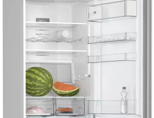 Холодильник с нижней морозильной камерой BOSCH KGN39XI28R (фото 3) Холодильник с нижней морозильной камерой BOSCH KGN39XI28R (preview 3)