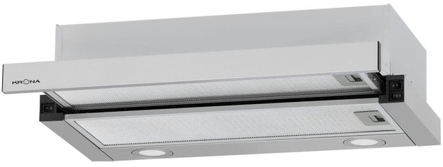 Встраиваемая вытяжка Krona KAMILLA T 600 INOX (2 мотора) (фото 1) Встраиваемая вытяжка Krona KAMILLA T 600 INOX (2 мотора) (preview 1)