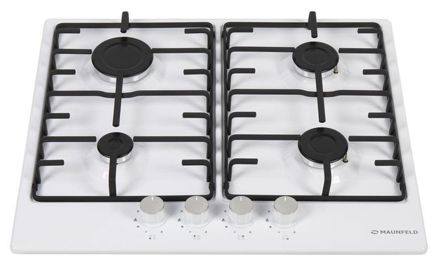 Газовая варочная панель MAUNFELD EGHE.64.3EW\G (фото 3) Газовая варочная панель MAUNFELD EGHE.64.3EW\G (preview 3)