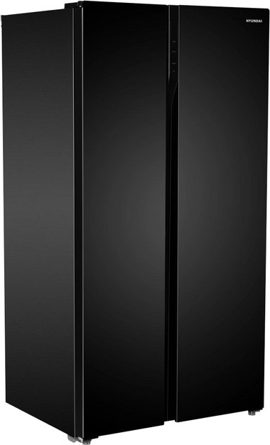 Холодильник Hyundai CS6503FV черное стекло (preview 2)
