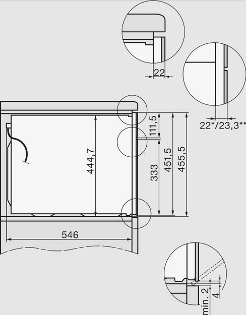 Встраиваемая микроволновая печь Miele H 7440 BM Жемчужно-бежевый (Pearlbeige) (preview 15)