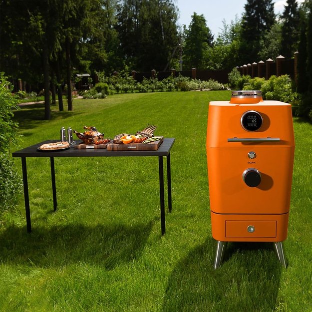 Уличный угольный гриль BORK G610 or (фото 2) Уличный угольный гриль BORK G610 or (preview 2)