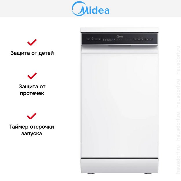 Посудомоечная машина Midea MFD45S150Wi (preview 5)