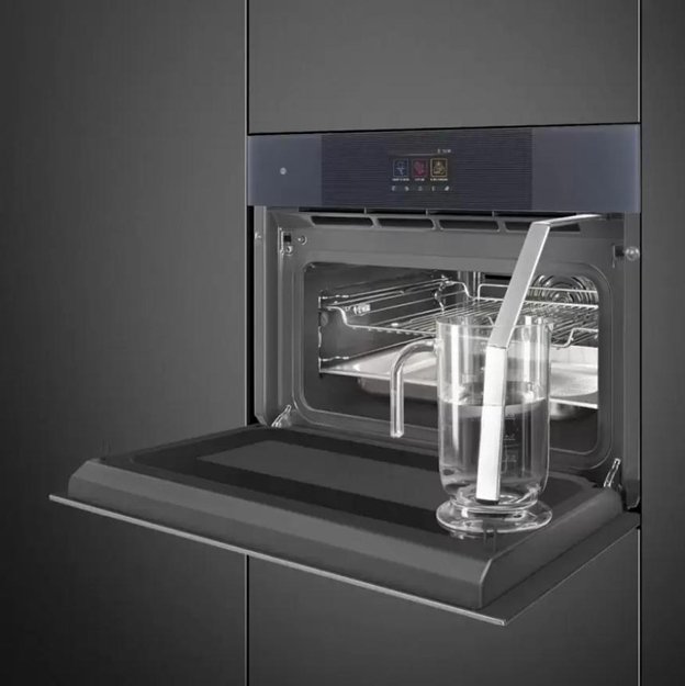 Компактный духовой шкаф с пароваркой шкаф Smeg SO4104APG (фото 10) Компактный духовой шкаф с пароваркой шкаф Smeg SO4104APG (preview 10)