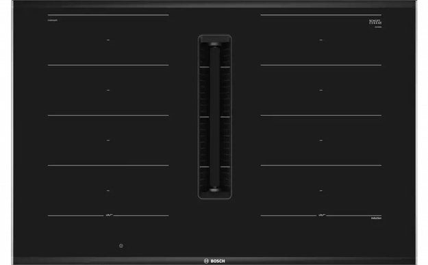 Индукционная варочная панель с интегрированной вытяжкой BOSCH PXX875D67E (фото 2) Индукционная варочная панель с интегрированной вытяжкой BOSCH PXX875D67E (preview 2)