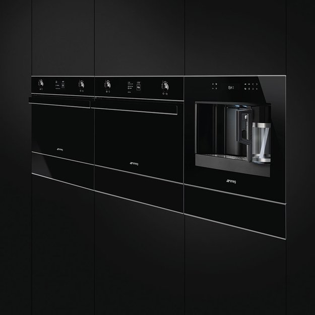 Компактный духовой шкаф комбинированный с микроволновой печью Smeg SF4603MCNX (фото 2) Компактный духовой шкаф комбинированный с микроволновой печью Smeg SF4603MCNX (preview 2)