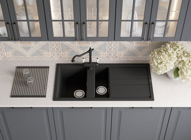 Мойка Omoikiri Kitagawa 100-2 GR (preview 5)