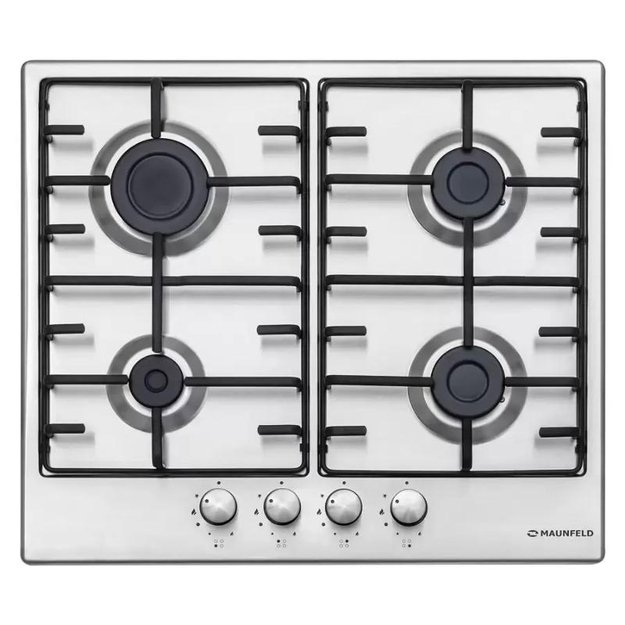 Газовая варочная панель MAUNFELD EGHS.64.3ES/G (фото 2) Газовая варочная панель MAUNFELD EGHS.64.3ES/G (preview 2)