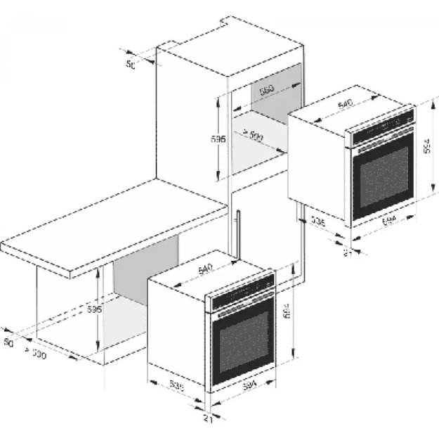 Встраиваемый электрический духовой шкаф Kaiser EH 6424 GrBE Eco (фото 5) Встраиваемый электрический духовой шкаф Kaiser EH 6424 GrBE Eco (preview 5)