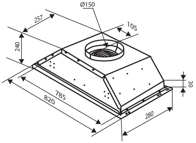 Вытяжка Zigmund Shtain K 010.7 B (фото 2) Вытяжка Zigmund Shtain K 010.7 B (preview 2)